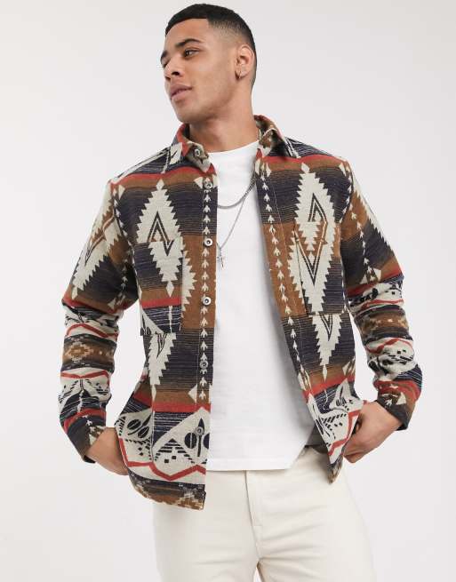 tribal print jacket