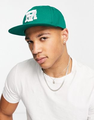 River Island college cap in green - ASOS Price Checker