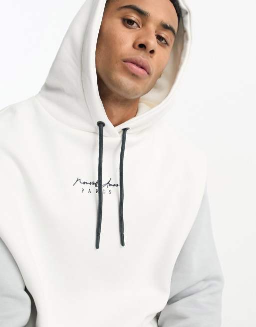 River island white discount hoodie