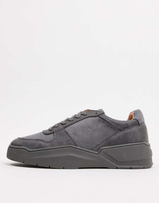 River Island colour drench chunky trainers in grey