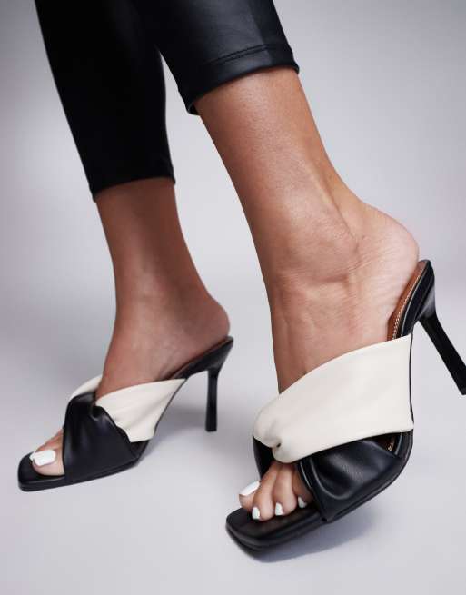 River island heeled mules hot sale