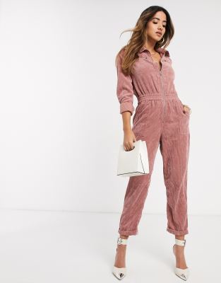 river island pink boiler suit