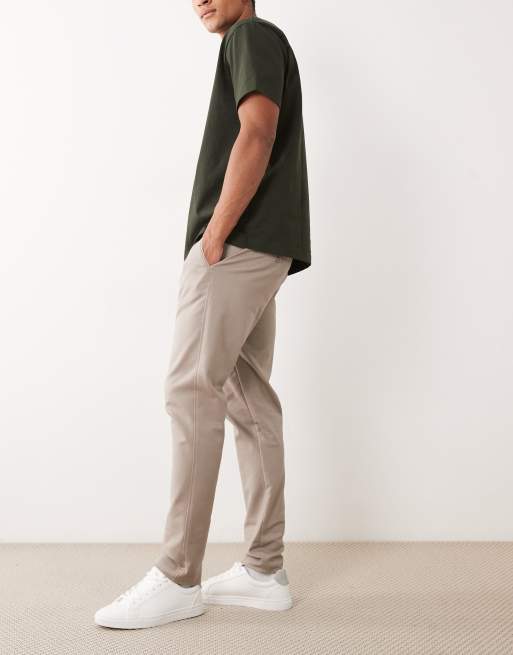 River Island core slim chinos in beige, 3 of 5