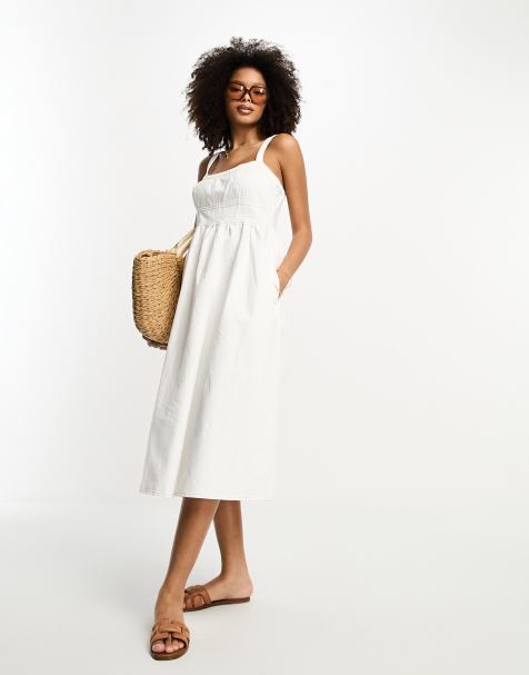 White denim dresses for hot sale sale