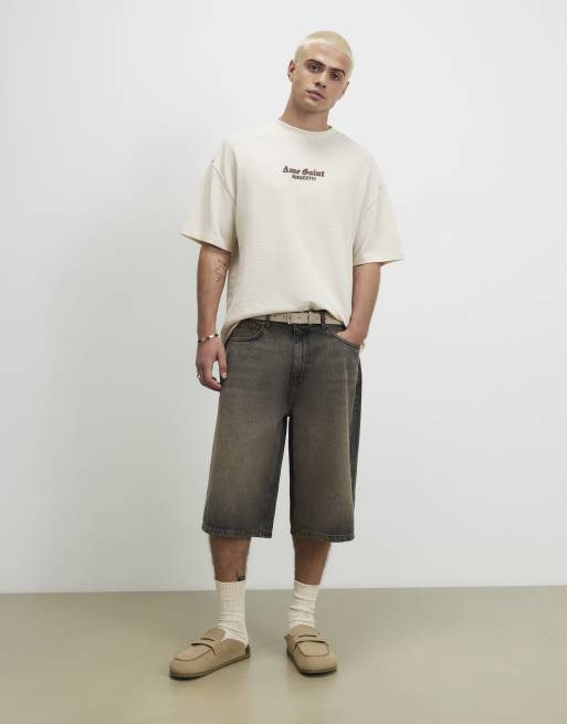 River Island Cotton blend tapestry t-shirt in ecru, 3 of 4