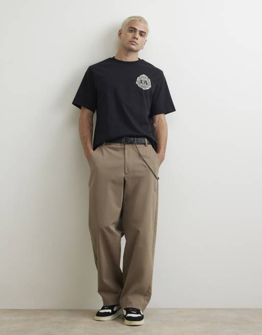 River Island Cotton calabasas stars t-shirt in black, 3 of 4