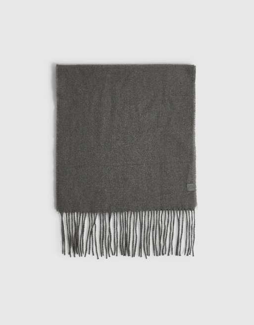 River Island Cotton scarf in grey, 3 of 3