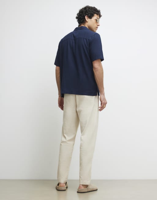 River Island Cream slim fit joggers in ecru, 3 of 4
