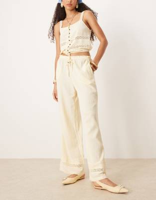 RIVER ISLAND CRINKLE PANTS 