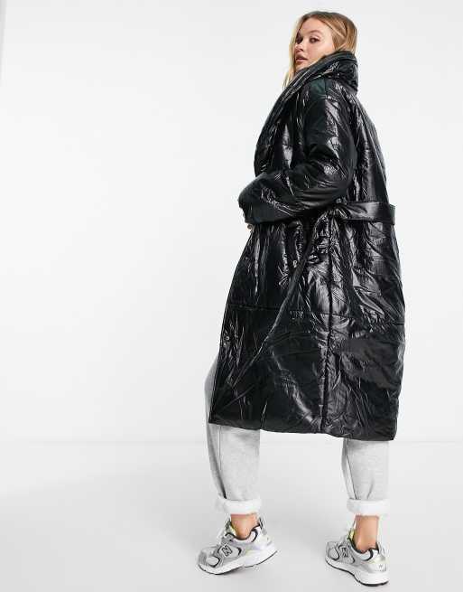 Vinyl trench hotsell coat river island