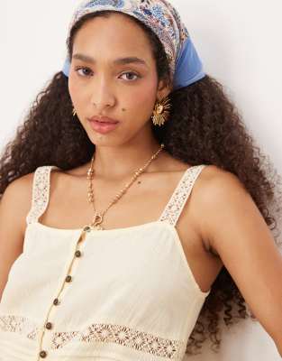 RIVER ISLAND CRINKLE TANK TOP 