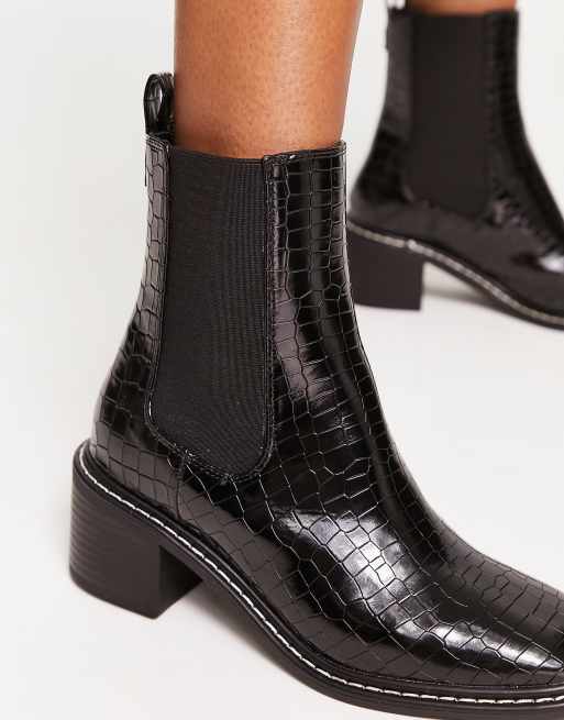 River island best sale croc boots