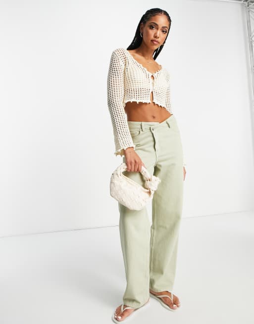 River island sales crochet top