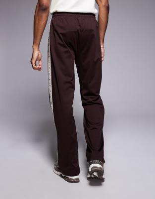 River Island Crochet Taped Wide Leg Sweatpants