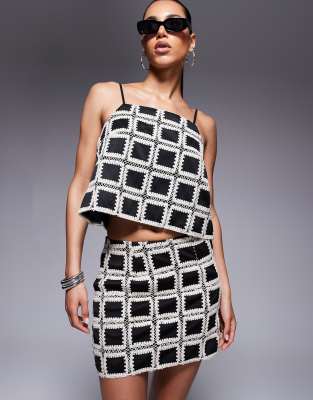 River Island Crochet Top