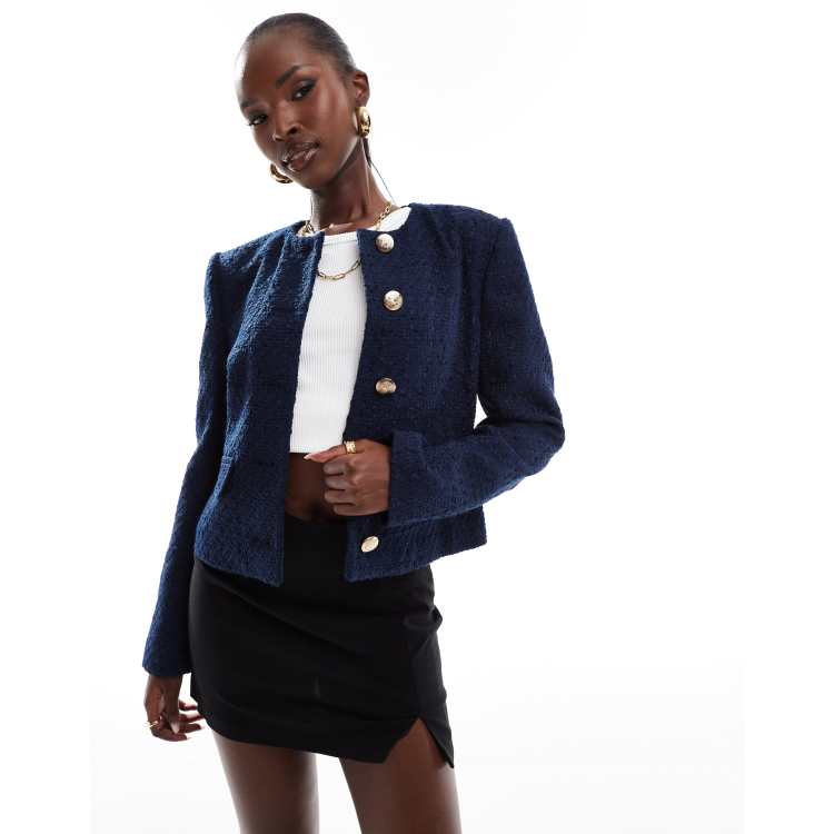 Asos tweed jacket womens hot sale