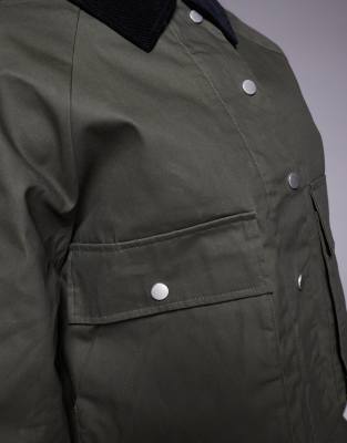 RIVER ISLAND CROP COLLAR JACKET 