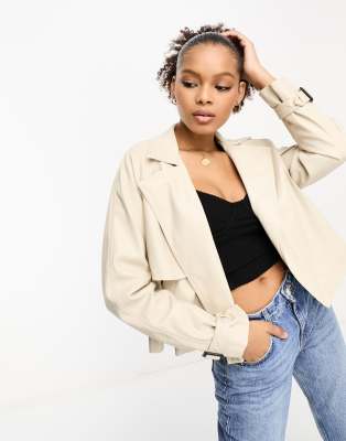 River island sales cream jacket