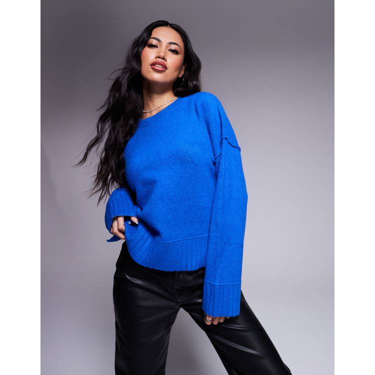 Cropped chunky sweater hotsell