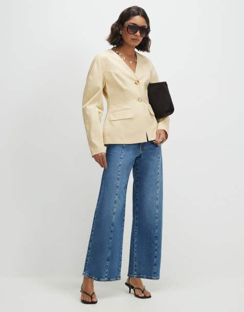 River Island Cropped jeans in denim - medium - view 1
