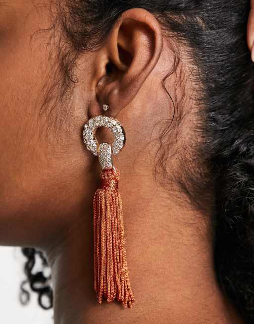 River island 2025 tassel earrings