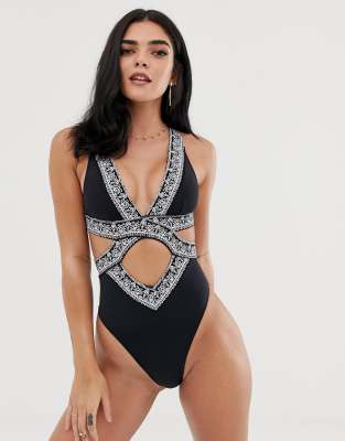 river island monokini