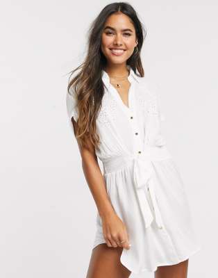 river island beach shirt dress