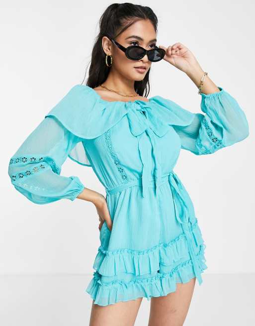 Blue island outlet romper