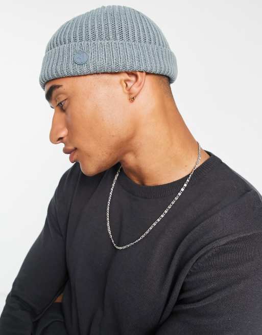 River Island – Czapka beanie dokerka w kolorze khaki