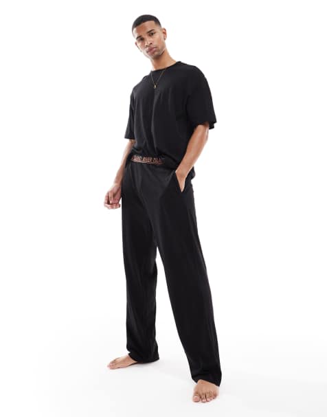 River Island – Czarny zestaw odzieży domowej z modalu - view 1