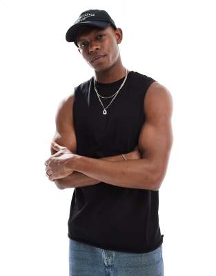 River Island - Débardeur - Noir