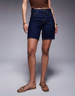 RIVER ISLAND DENIM BERMUDA SHORTS 