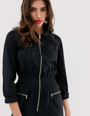 river island denim boiler suit