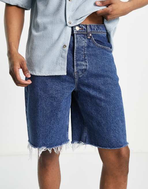 River island hot sale shorts denim