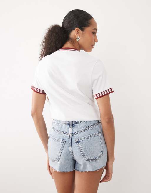 River Island - Denim short met scheuren en zakken in licht denim, 5 van 5