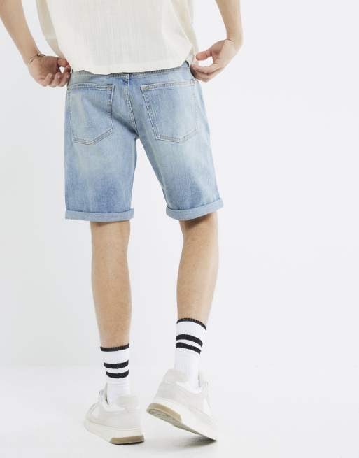 River Island Denim shorts pack in multi colour ASOS