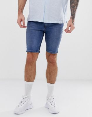 river island jean shorts