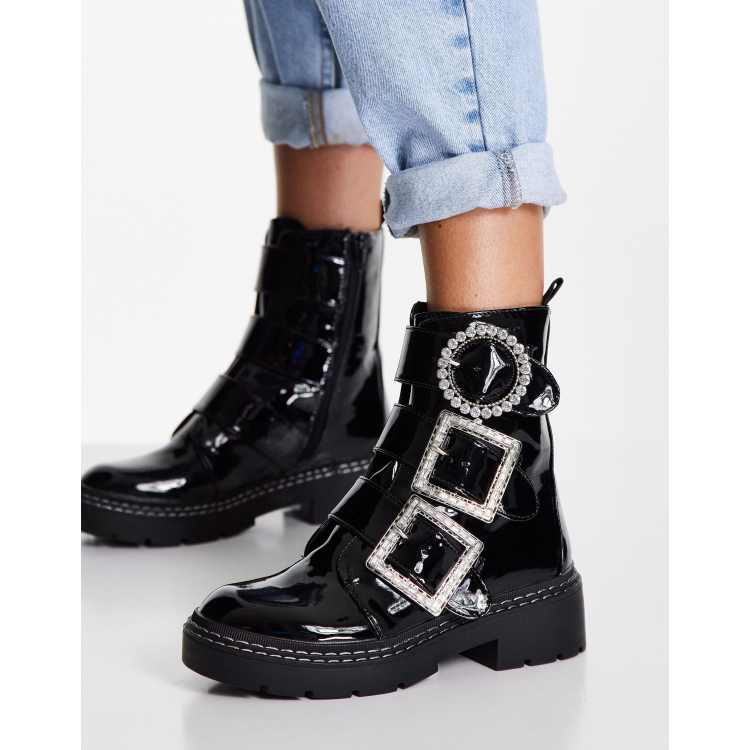 River island diamante boots hot sale