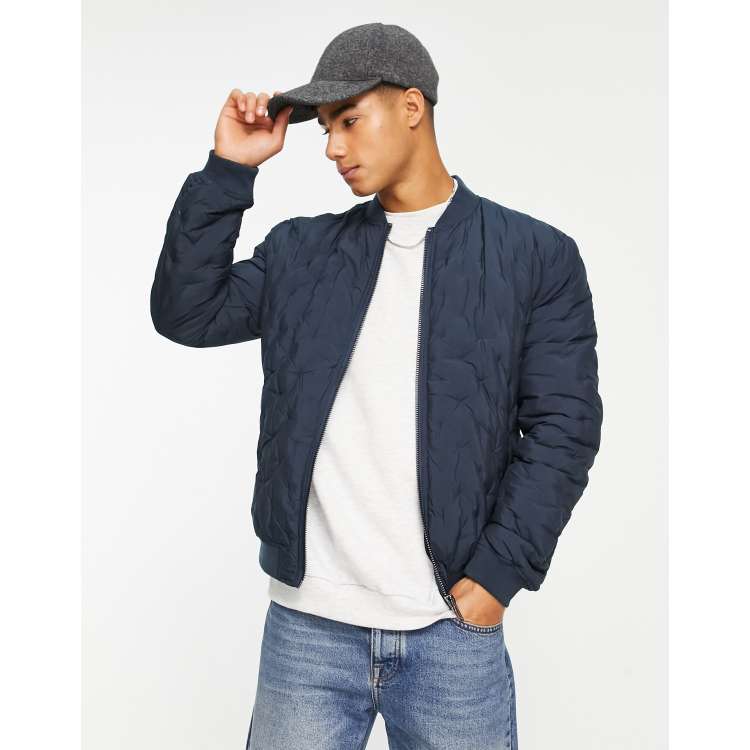 Men's quilted 2025 bomber jacket