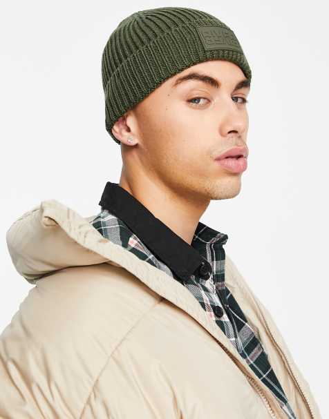 River Island - Docker beanie in khaki - view 1
