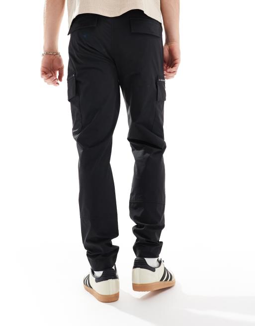 River Island – Dopasowane czarne bojówki, 4 z 5