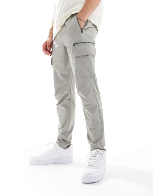 River Island – Dopasowane szare bojówki