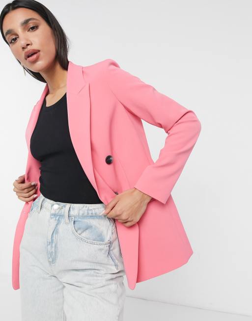 Pink blazer sale river island