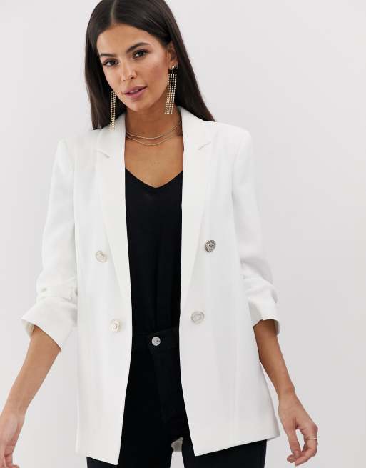 River island white sales jacket womens