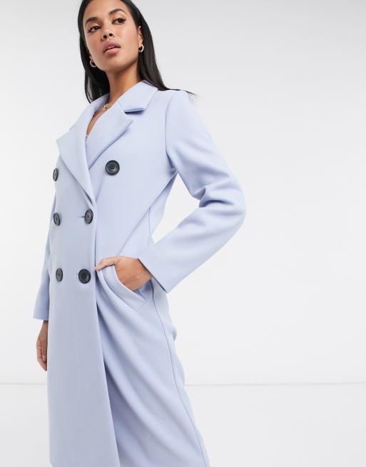 Double Breasted Longline Tailored Coat