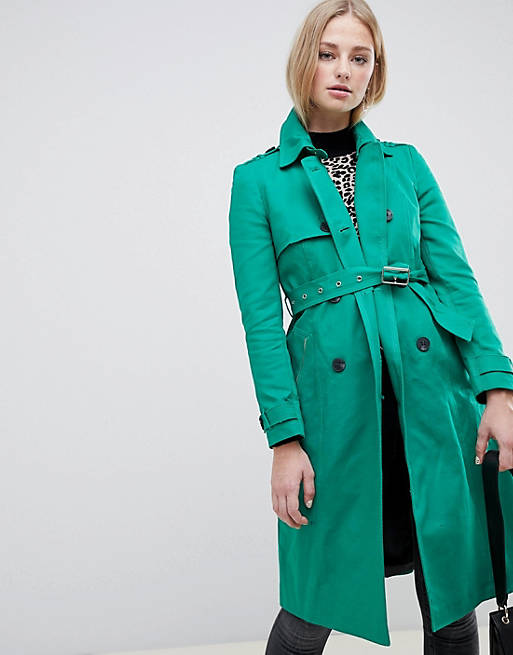 River Island Double Breasted Trench Coat