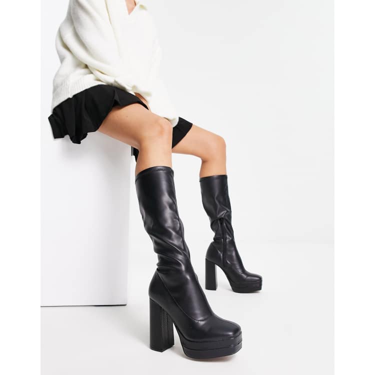 River island girls on sale knee high boots