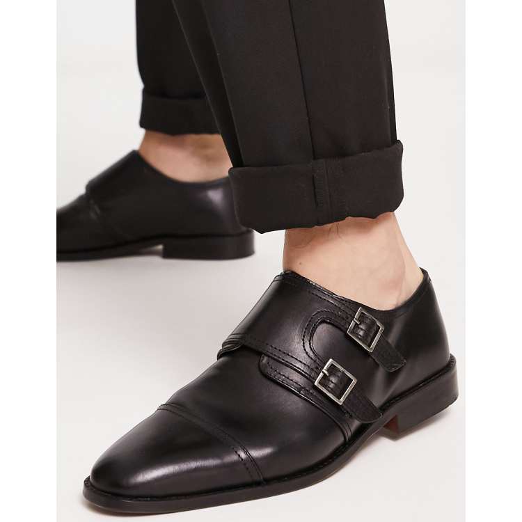 Double monk outlet strap with jeans