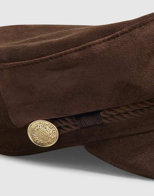 River Island Drummer baker boy in brown - dark, 4 of 4