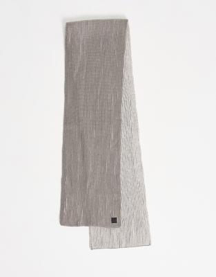 Écharpe River Island Pour Femme - Violet Chaud, Tricotée, Avec Paillettes Et Pompons - Occasion
